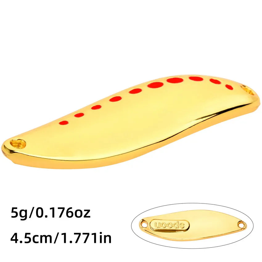 Metal Vib Leech Spinners Spoon Lures 2.5g 5g 7.5g 10g 15g 20g 25g 30g Artificial Bait Lure Fishing Tackle for Bass Pike Perch