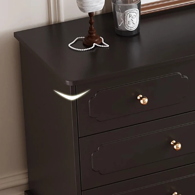 Modern Luxury Vanity Table Drawer Storage Simple Aesthetic Makeup Vanity Table With Mirror Trendy Penteadeira Bedroom Furniture
