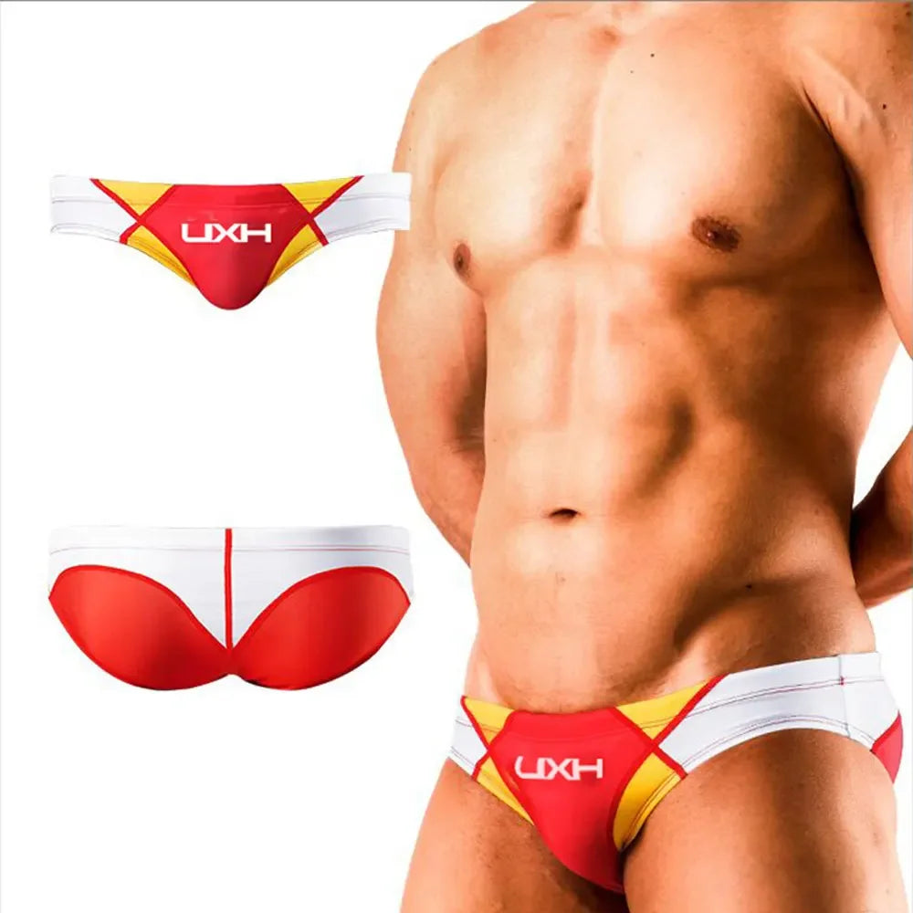 Mens Swim Briefs Low Waist Bathing Suit Swimwear Sexy Surfing Swimsuits Bikini Beach Summer Swimming Trunk maillot de bain homme