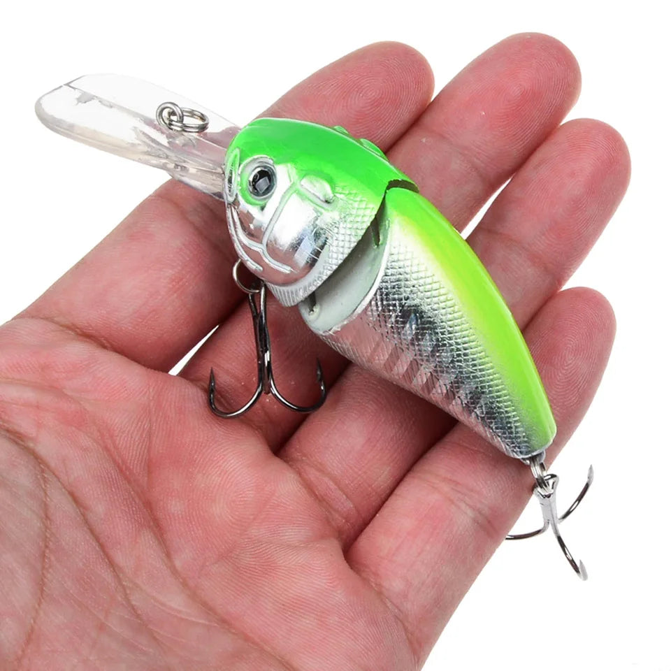 1PC Crankbait 14.2g 8.5cm Swim Crank Hard Bait For Bass Pike Fishing Lure Fishing Wobblers Tackle Pesca 3D Eyes
