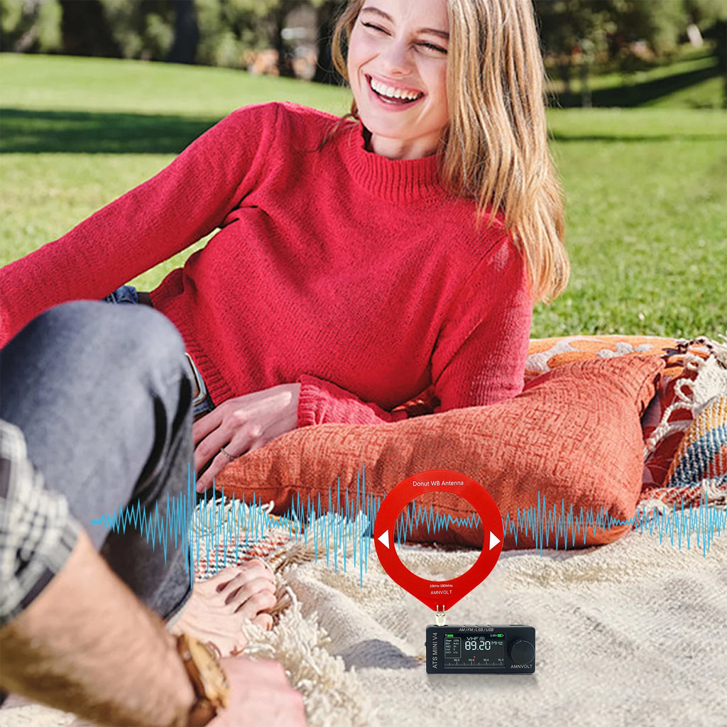 Portable AM FM Radio Receiver with Headphone Amplifier LSB USB Transistor Pocket Radios for Walking Hiking Camping