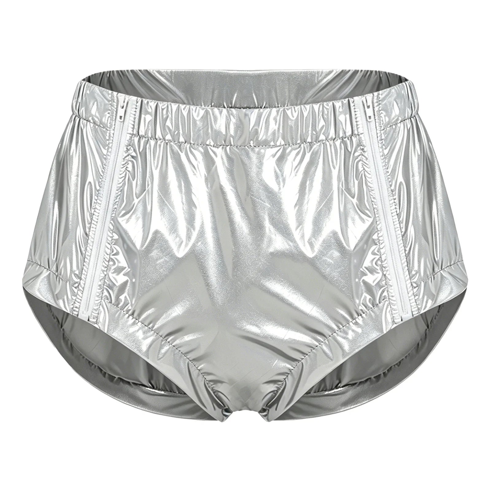 Mens Adaptive Underwear Waterproof Diaper Cover Front Pressing Buttons Anti-leak Briefs Bottoms for Elderly Special Needs