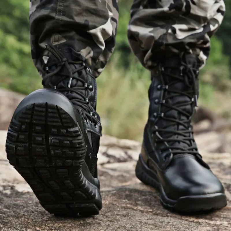 2026 New Men Tactical Boots Sport Hiking Shoes Outdoor Ankle Men Sneakers Men's Desert Combat Boots Boots Botas Hombre