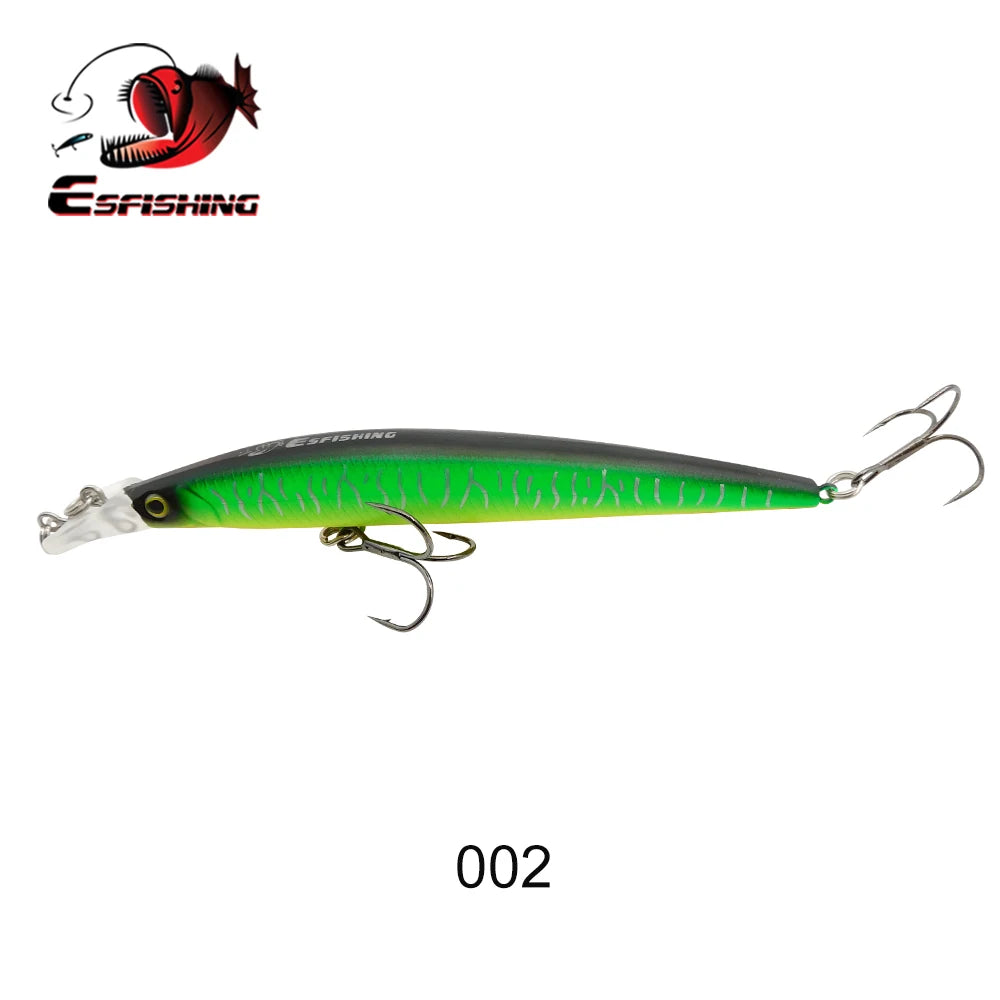 ESFISHING Fishing Lures Floating Minnow Sharp Shovel 120mm10g Dive 0.2-07m Leurre Soupl Baits Two Depth for Choosing Top Water