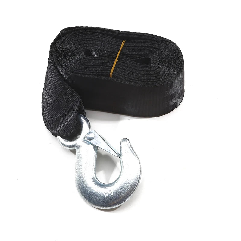 Boat Trailer Winch Strap Car Towing Rope Outdoor Emergency Trolley Rope for Auto Pontoon Fishing Boat