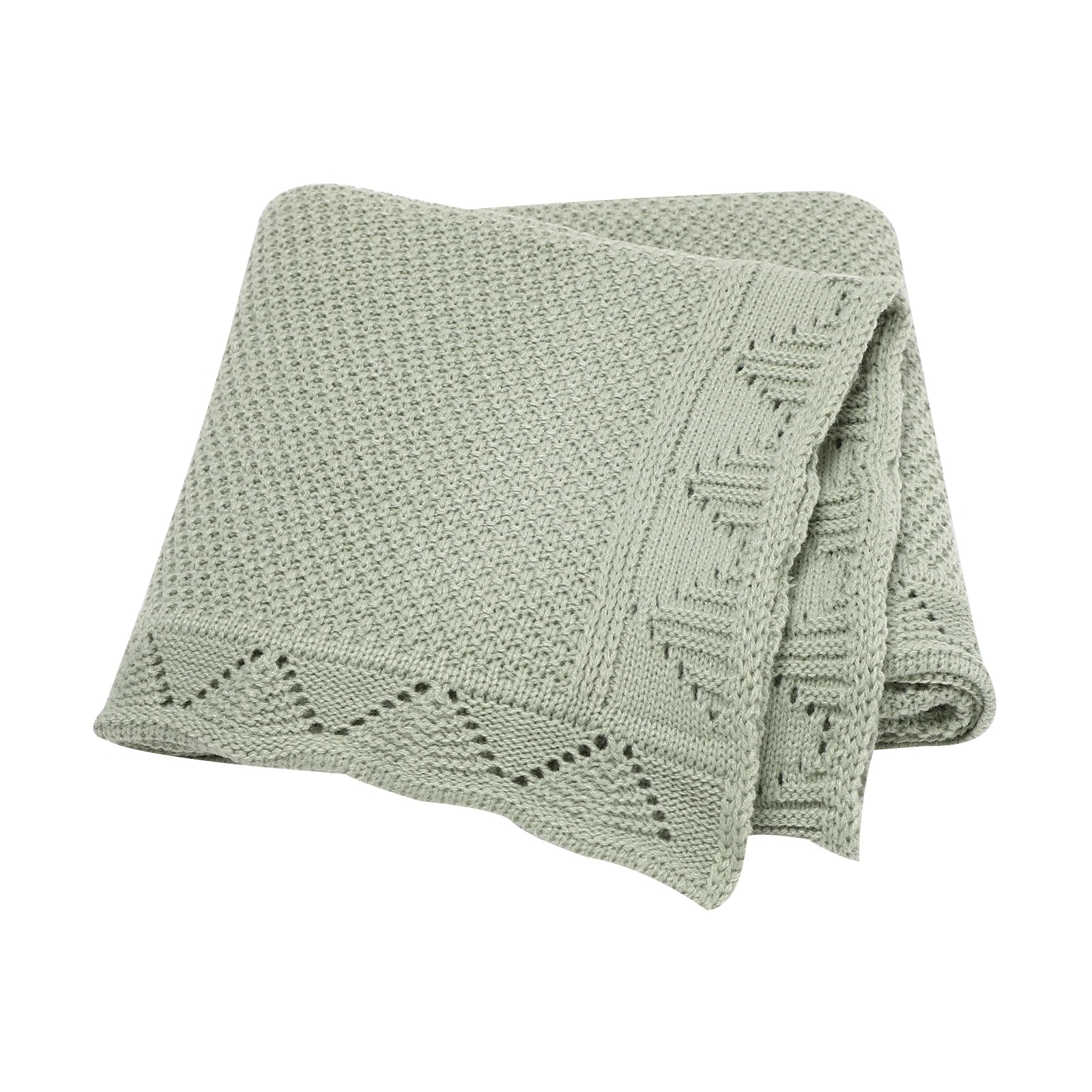 Baby Blankets Knitted Infant Boy Bedding Girl Quilt 100*80CM Plaid Newborn Stroller Swaddling Wrap Fashion Hollow Out Super Soft