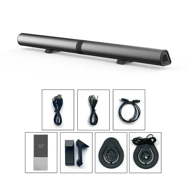 120W Home Theater Tower Speakers Multimedia HiFi Soundbar Wireless Bluetooth Speaker for TV Audio System