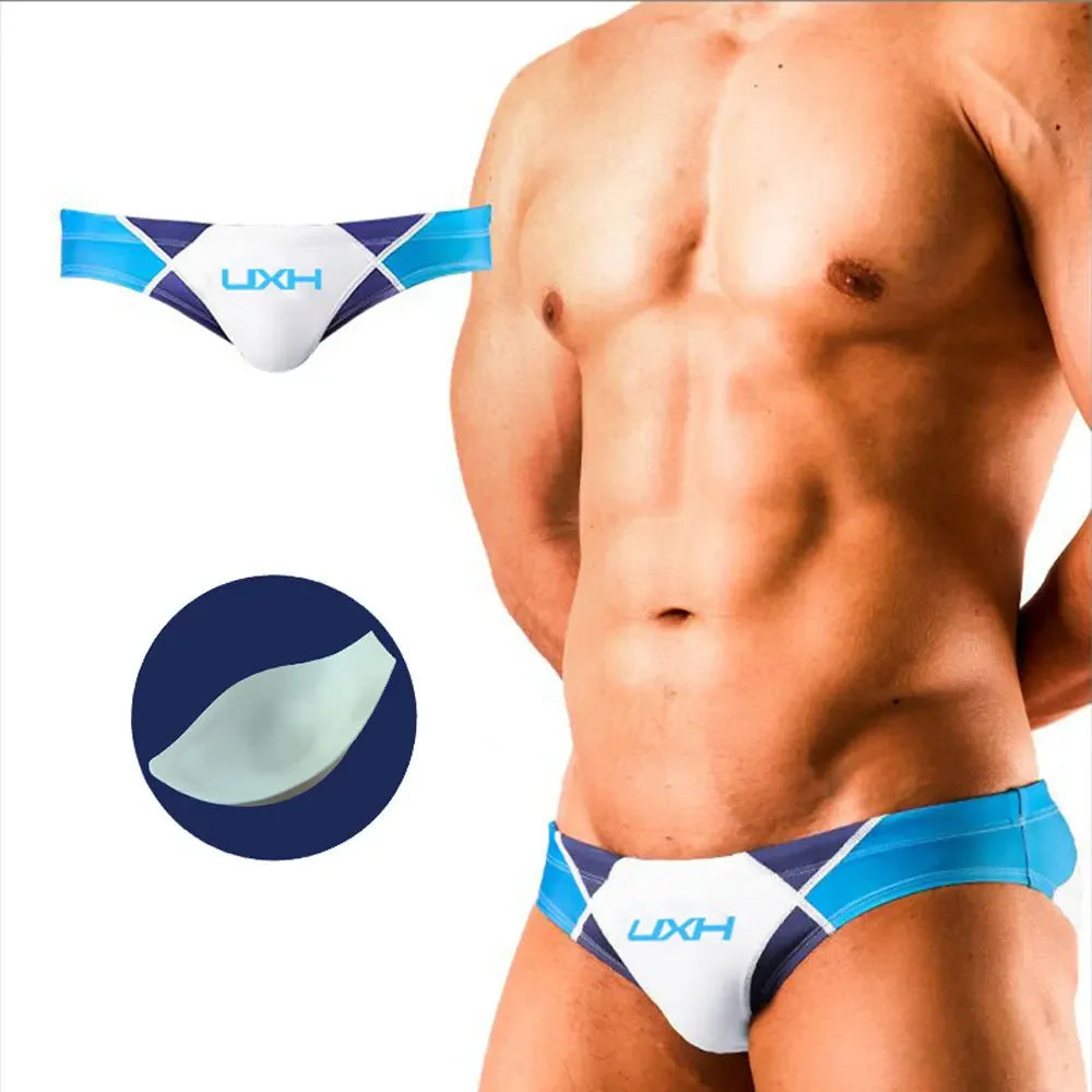 Mens Swim Briefs Low Waist Bathing Suit Swimwear Sexy Surfing Swimsuits Bikini Beach Summer Swimming Trunk maillot de bain homme