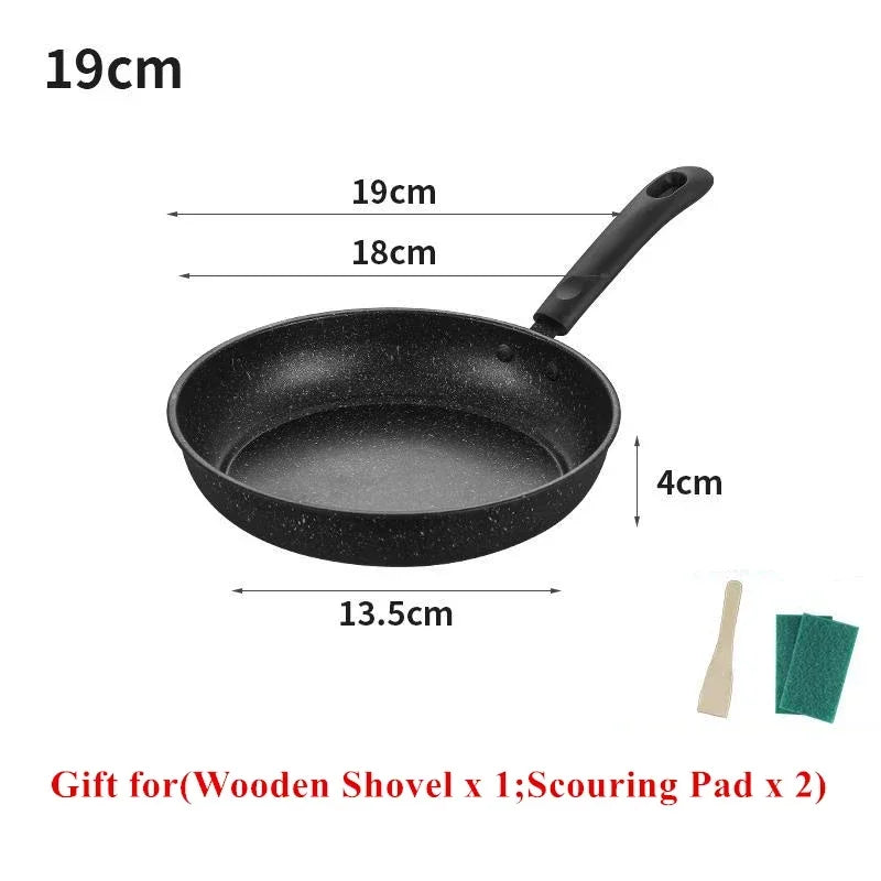 Maifan Stone Non-Stick Frying Pan Saucepan Omelette Cooking Pots Kitchen Egg Steak Kitchenware for Gas Induction Cooker