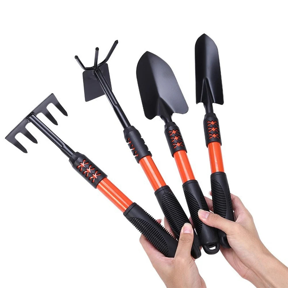 Manual Gardening Farming Hand Tools Set Shovel Weed Remover Small Hoe Rake for Garden Planting Vegetable Grass Digging Kids 제초