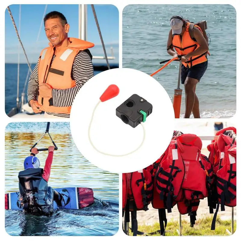 Life Jacket Automatic Inflating Equipment Outdoor Swimming Boating Surfing Inflatable Life Vest Manual Inflating Device