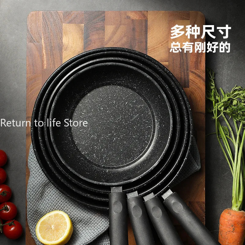 Maifan Stone Non-Stick Frying Pan Saucepan Omelette Cooking Pots Kitchen Egg Steak Kitchenware for Gas Induction Cooker