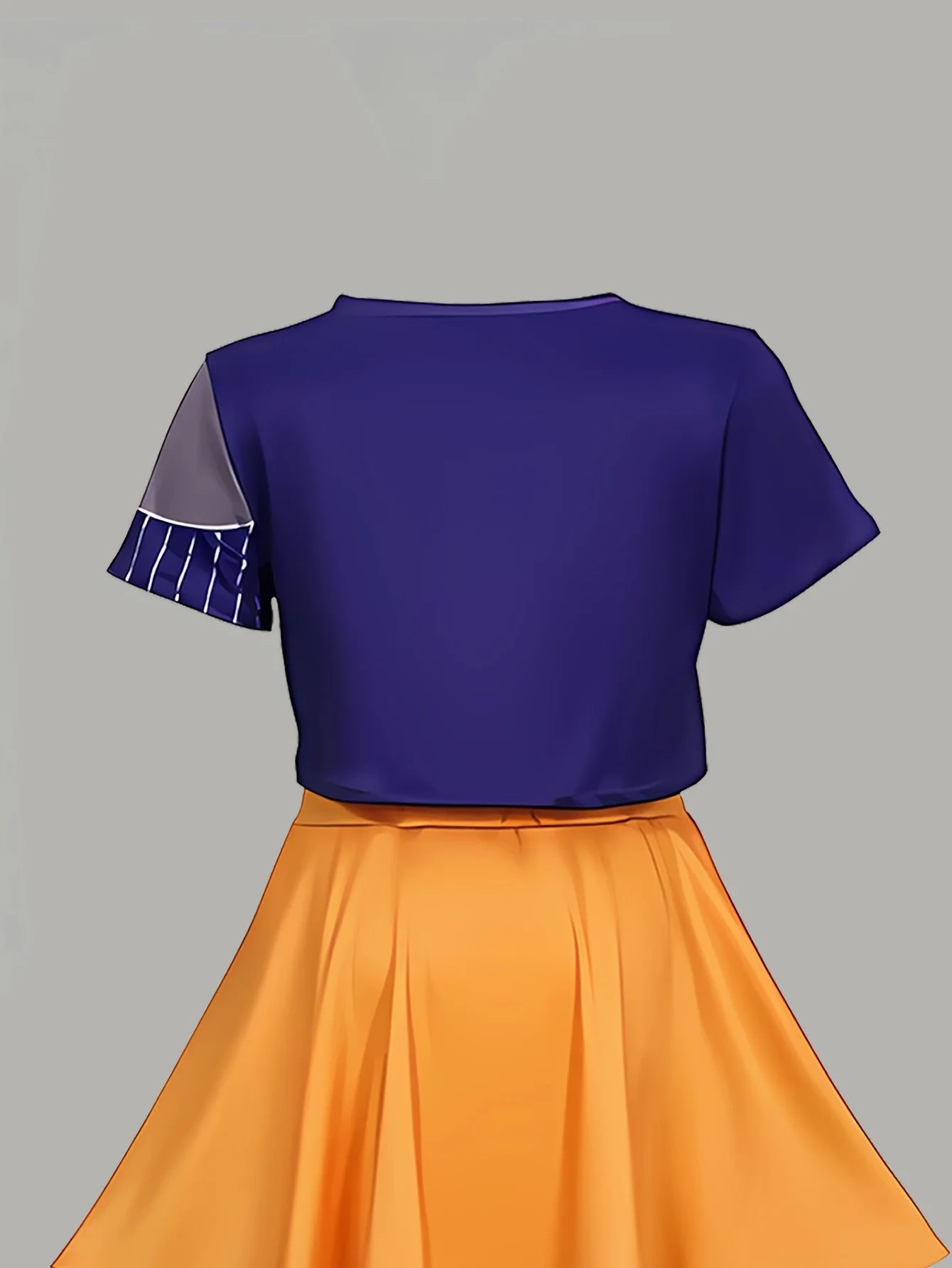 Children's Clothing for Girls, Stage Outfit, Kids' Printed Set, Fashionable Short Top and Skirt-Pants Two-Piece Set for Girls, Suitable for Children Aged 3 to 10, Performance Clothing