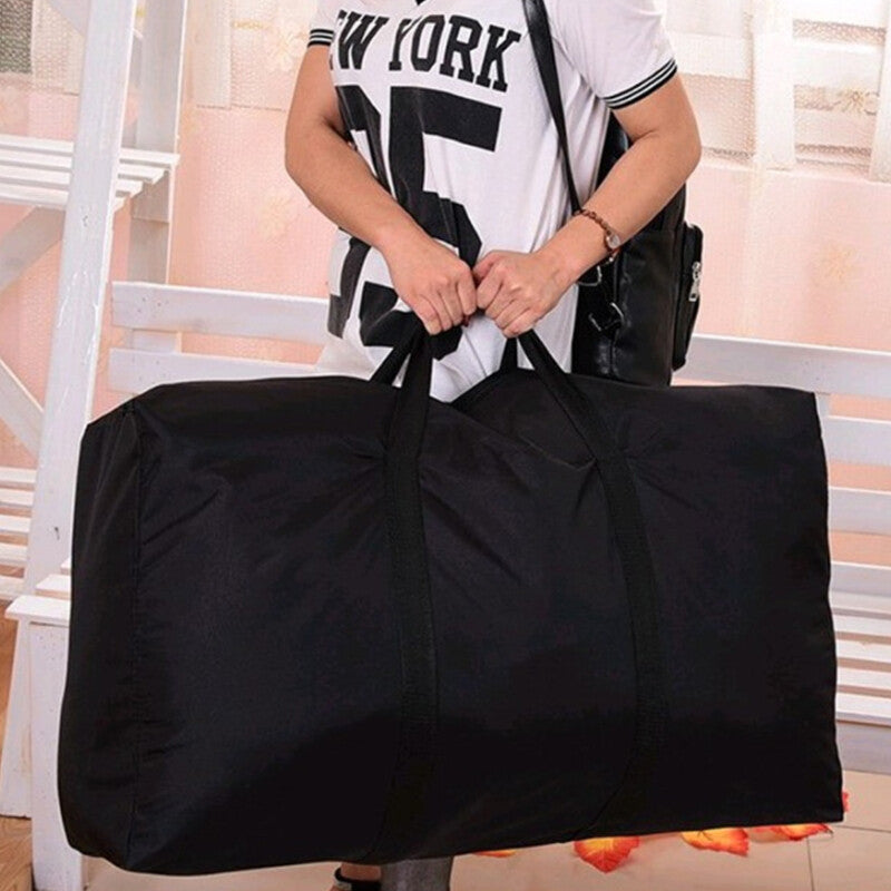 Home Extra Large Storage Bag Waterproof For Outdoor Camping Tent Cushion Black
