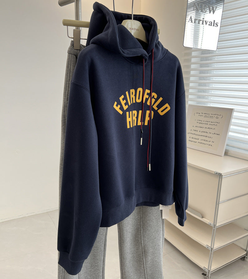 Casual, Laid-back Hooded Sweatshirt