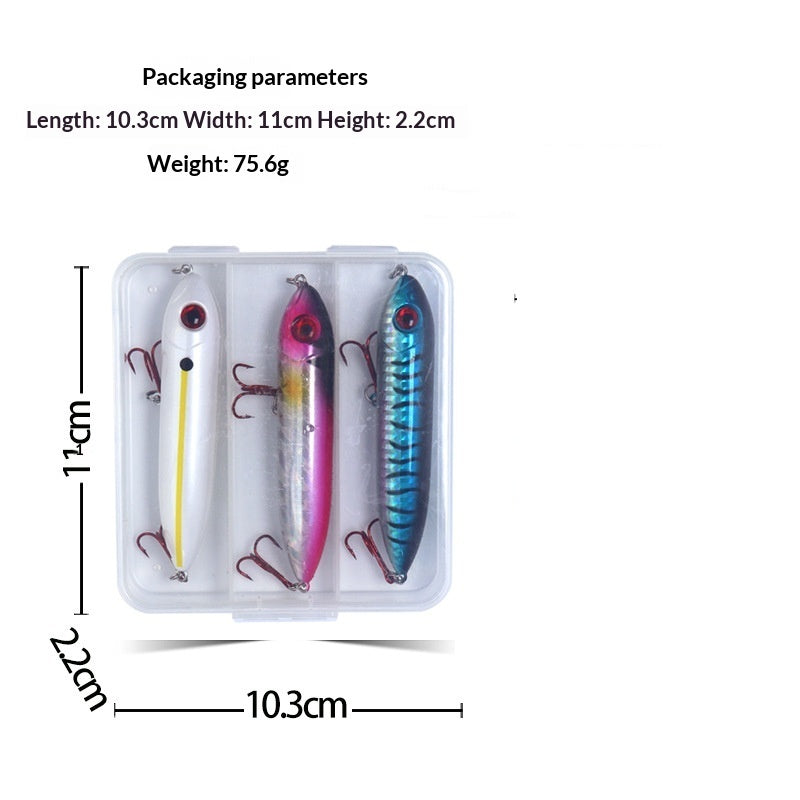 Wholesale Cross-border Exclusive Lifelike Fish-eye Tackle Floating Pencil Lures For Lure Fishing